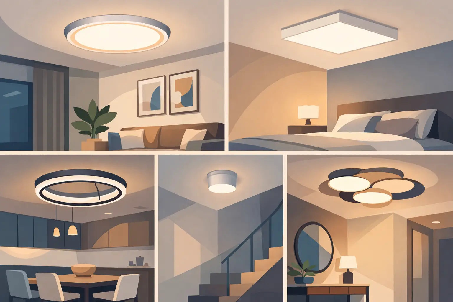 11 Flush Mount Lighting Ideas for Modern Homes