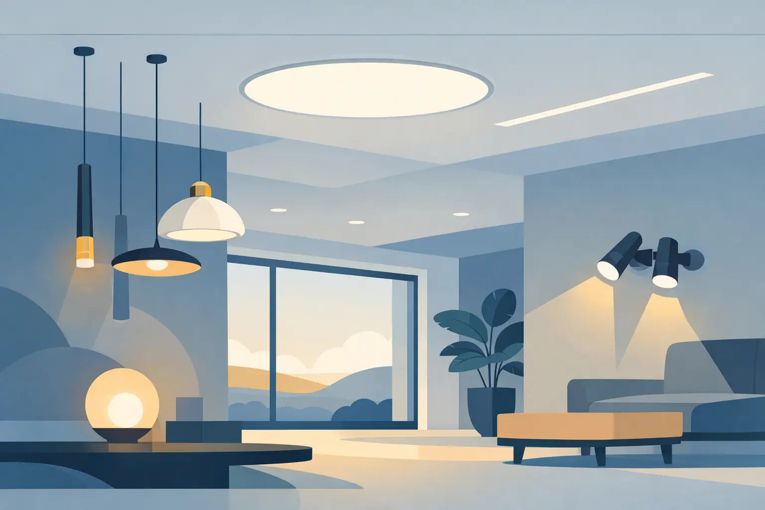 Modern Home Lighting Trends 2026 for Clean Ceilings
