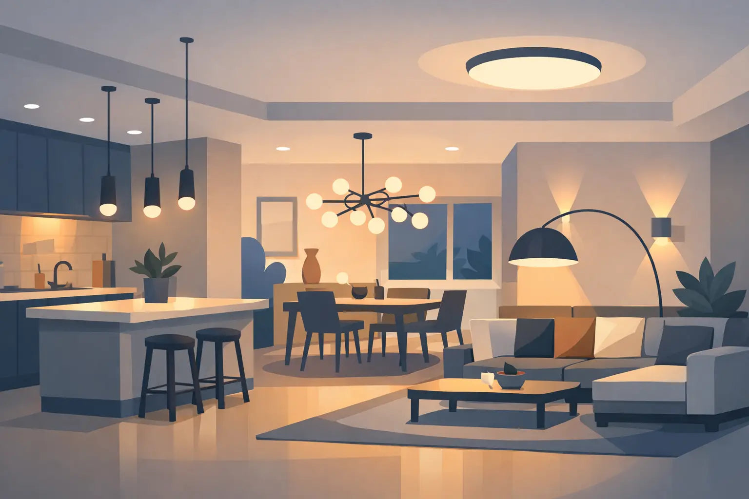 Lighting for Open Concept Homes That Works
