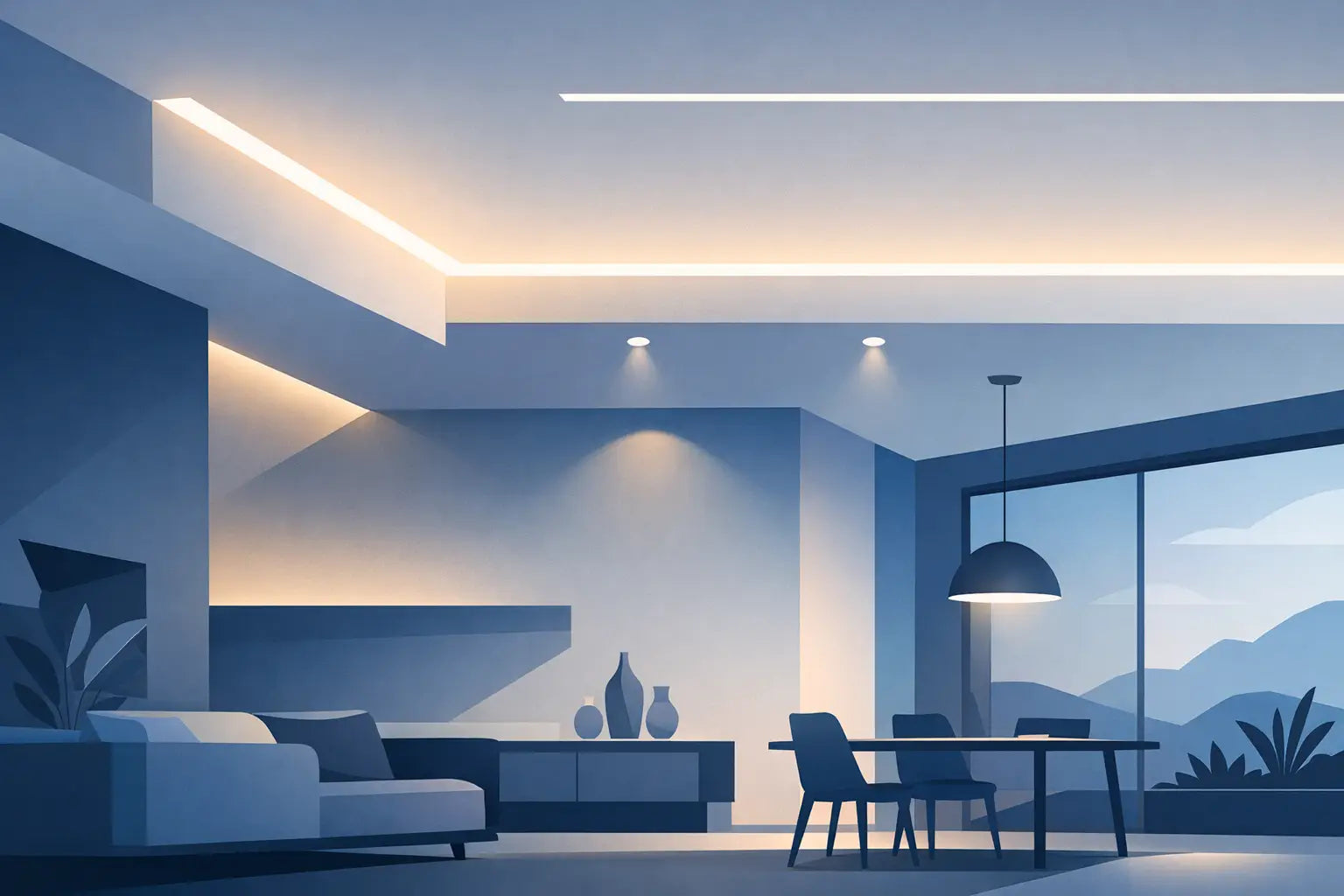 Invisible Lighting for Modern Ceilings