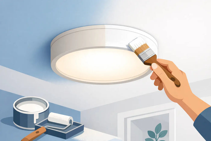 Paintable Ceiling Light Fixture for Clean Ceilings