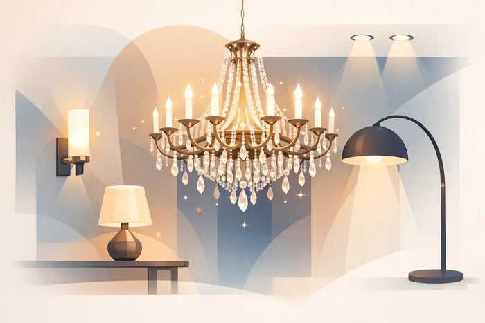 Lighting That Complements Chandeliers Beautifully