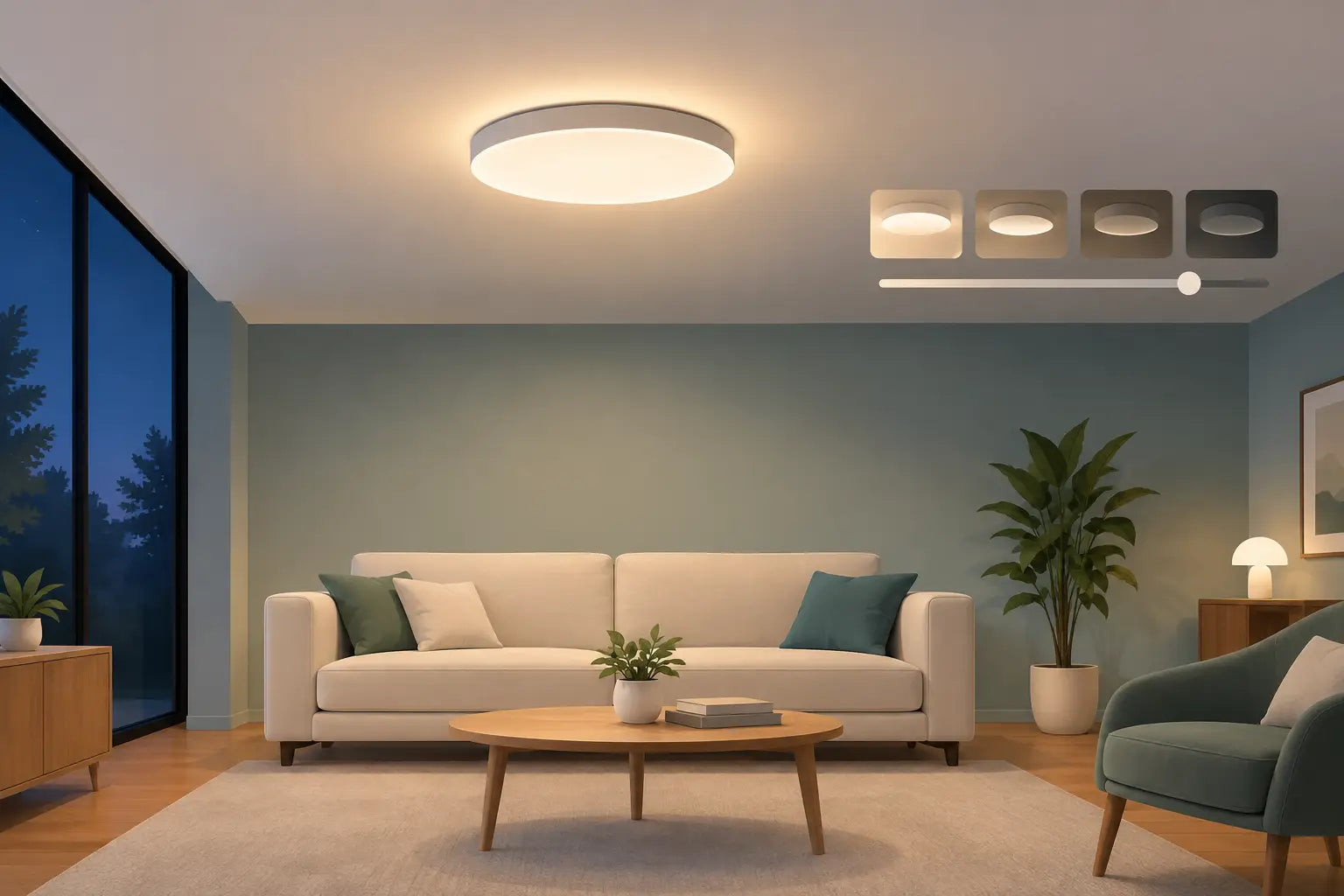 Dimmable Ceiling Lighting for a Quiet Ceiling