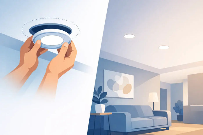Easy Install Ceiling Lighting That Disappears
