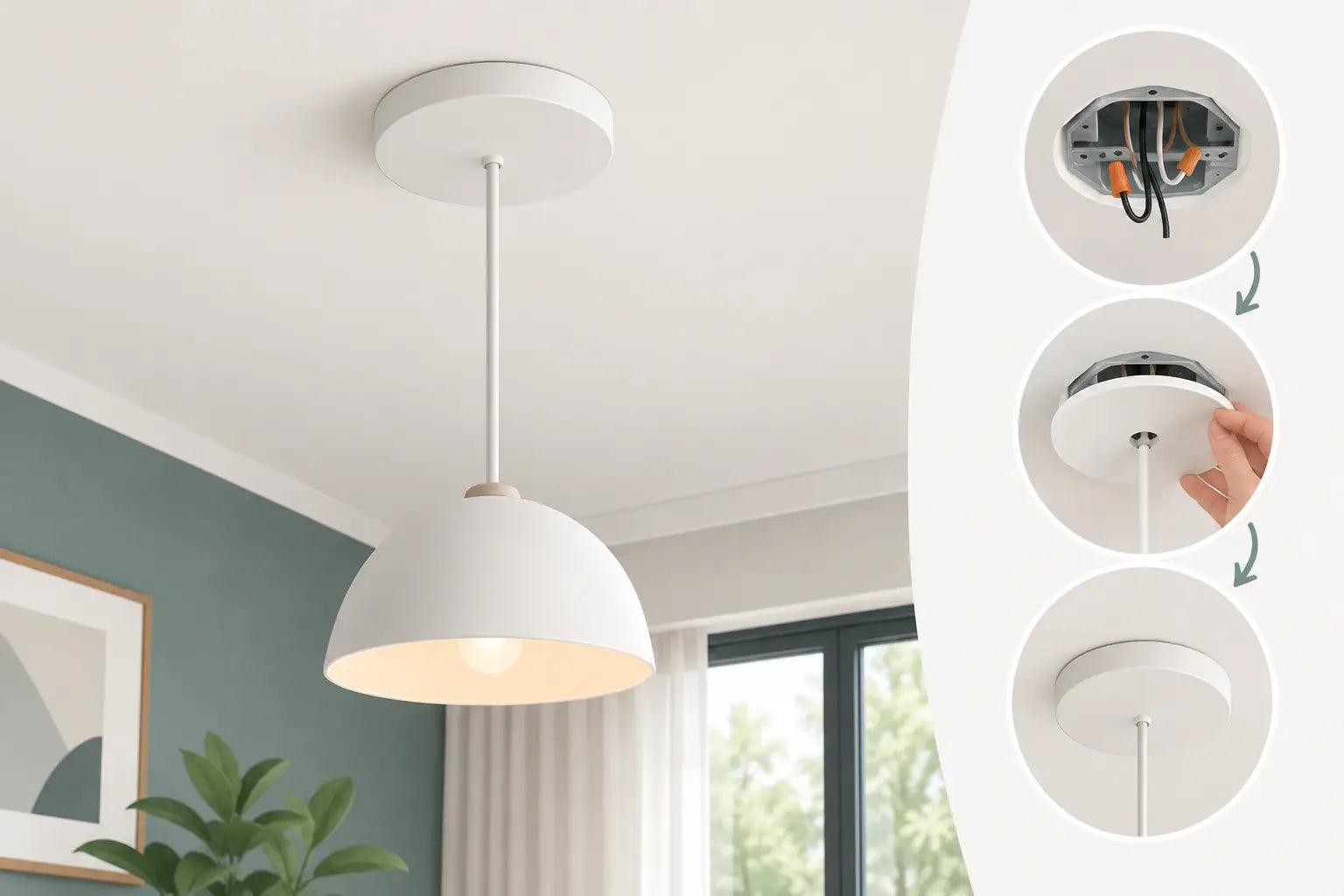 How to Conceal Ceiling Junction Boxes Well