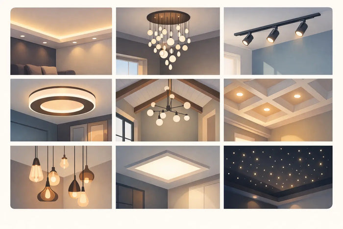 9 Custom Home Ceiling Lighting Examples