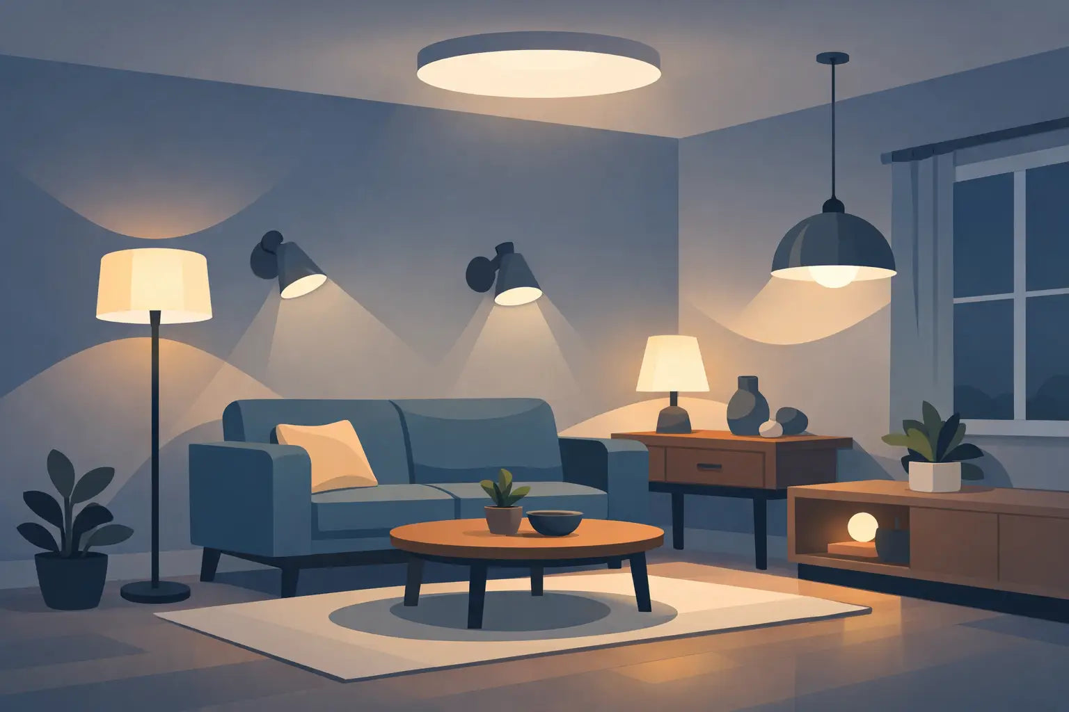 How to Layer Lighting in a Room Well