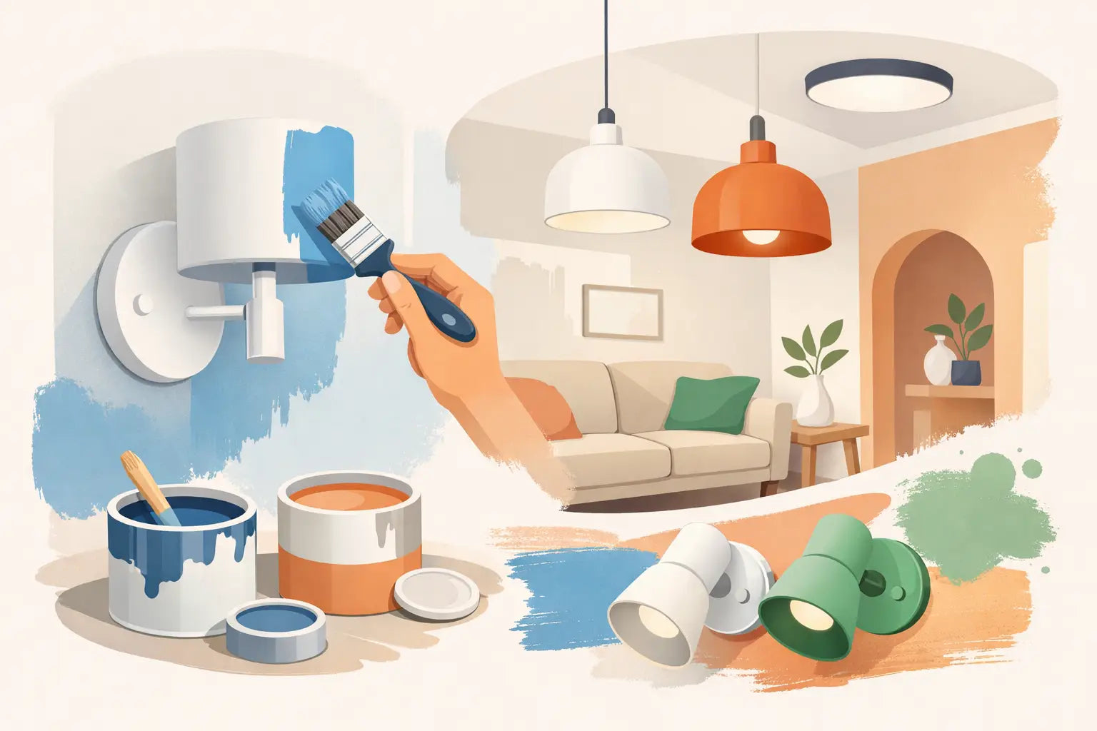 Benefits of Paintable Lighting Fixtures at Home