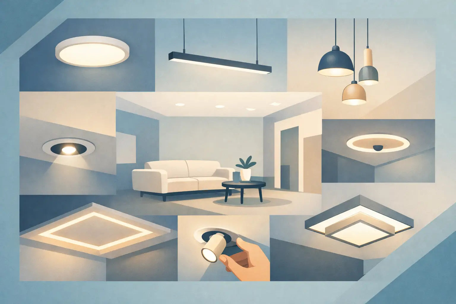 10 Remodel Ceiling Lighting Ideas for Clean Lines
