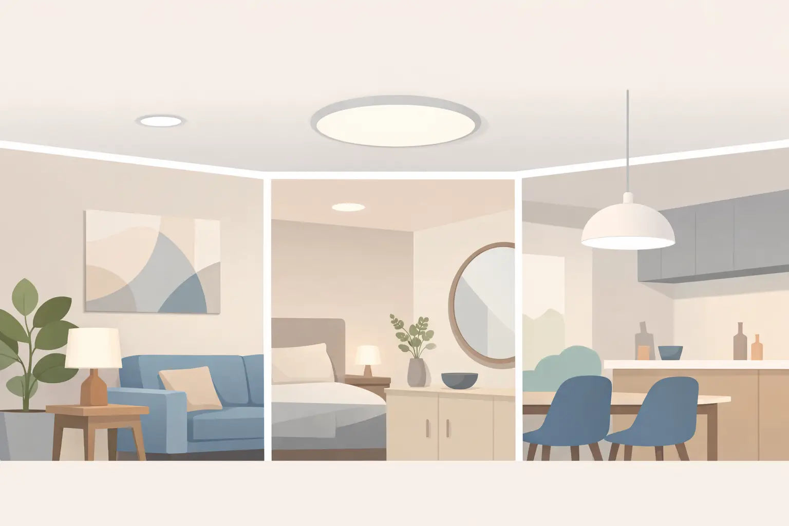 How to Choose a Ceiling Light That Blends In