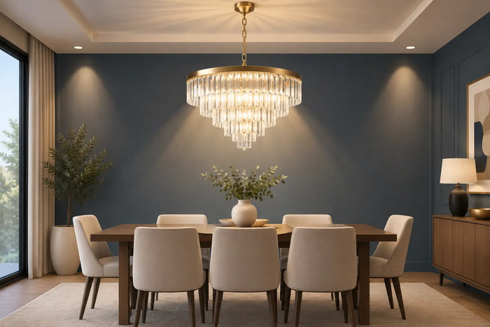 Lighting That Highlights Chandeliers Beautifully