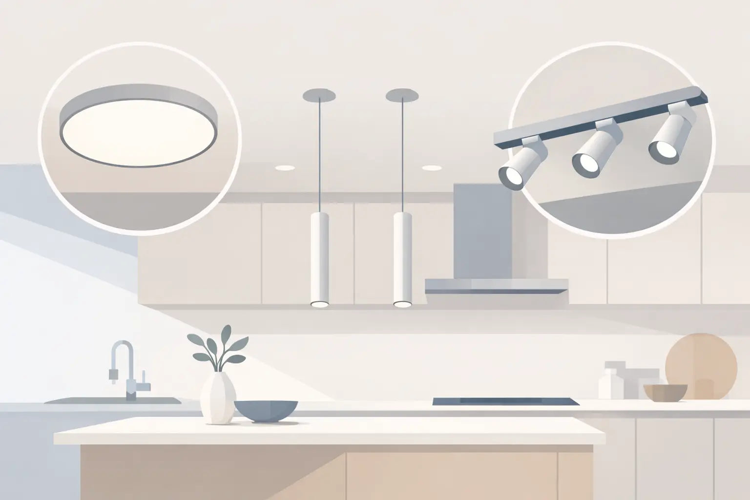 Best Ceiling Fixtures for Minimalist Kitchens